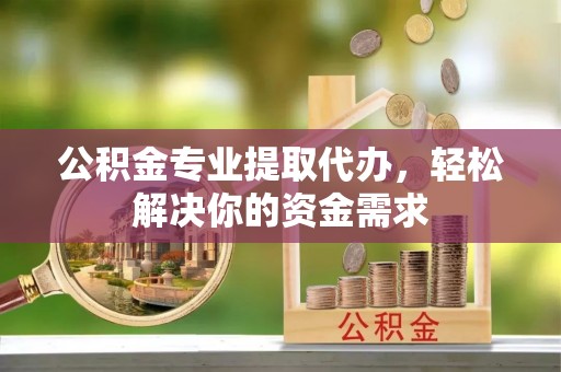 观音公积金专业提取代办，轻松解决你的资金需求