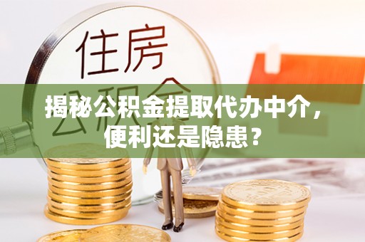 观音揭秘公积金提取代办中介，便利还是隐患？