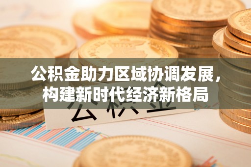 观音公积金助力区域协调发展，构建新时代经济新格局