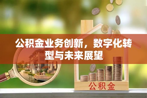 观音公积金业务创新，数字化转型与未来展望
