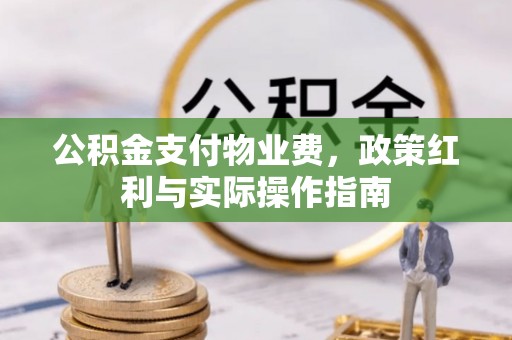观音公积金支付物业费，政策红利与实际操作指南