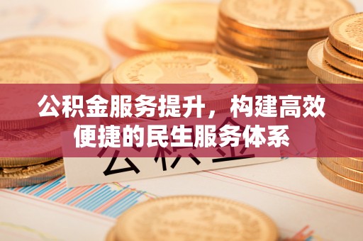 观音公积金服务提升，构建高效便捷的民生服务体系