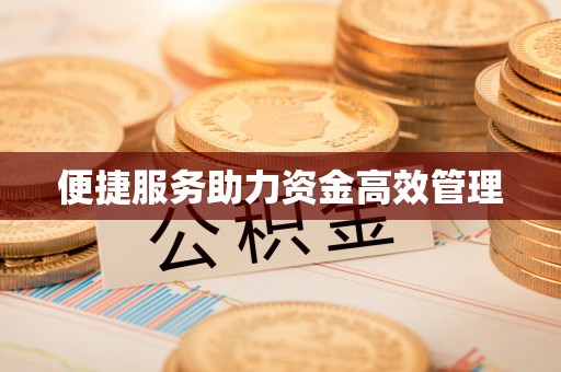 观音便捷服务助力资金高效管理